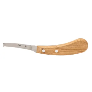 Hoof Knife Profi, blade single-edge, right hand, narrow
