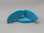 Semelle TP100, PUR, douceur moyenne, bleue, 14 mm (1 psc.) – Image 2