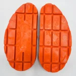 CowCare BLOCK&CARE Orange Rubber Hoof Blocks Top Profile Vertical
