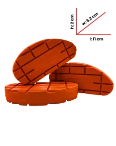 CowCare BLOCK&CARE Rubber Hoof Blocks Stacked