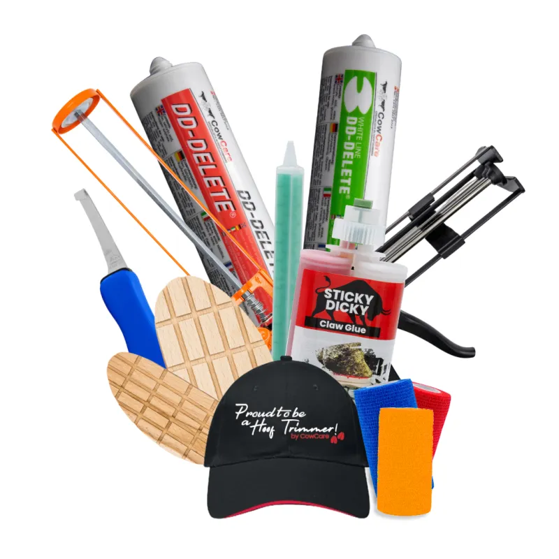 Starter pack for cow hoof trimming course (UGent)
