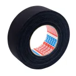 Bandage d'onglons Tesa, noir, ruban en coton,  épaisseur 0,30 mm,  largeur 50 mm, longueur 50 mètres
