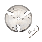Disque CowCare titane, ouvert, 6 lames (1 lames additionnelles, 1 vis, et une clé)