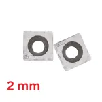 Lame intercambiabili (4 lati taglienti) per dischi CowCare, 14 x 14 x 2 mm