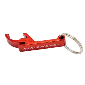 Metal Key Ring with bottle and can opener: www.cowcare.eu