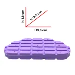 Block TP119 XXL, PUR, super soft, purple, 18 mm (1 pc.)