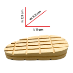 Soletta di legno a cuneo, 11 cm (1 pz.)