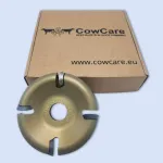 CowCare ROUND Aluminium Open Hoof Trimming Disc with Box