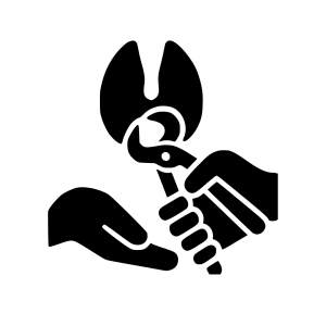 cow hoof trimming icon