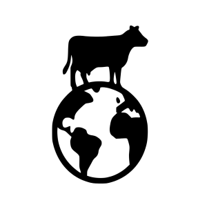 cow on world icon